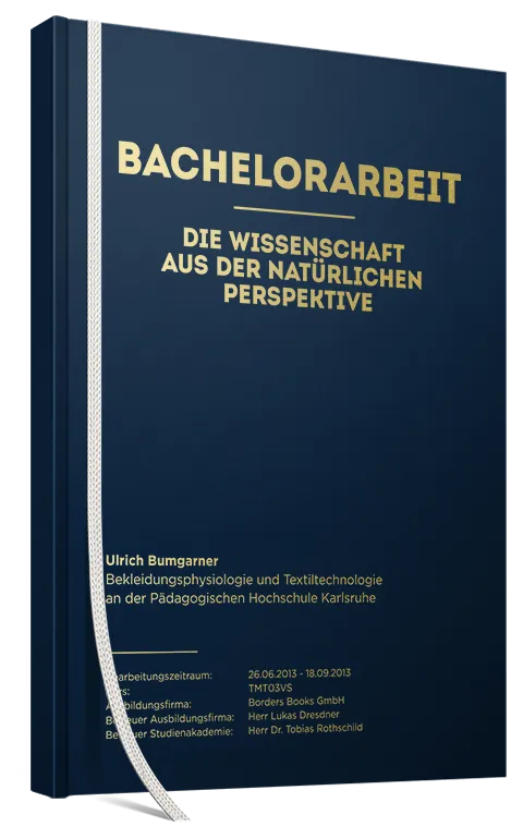 Bachelorarbeit drucken und binden