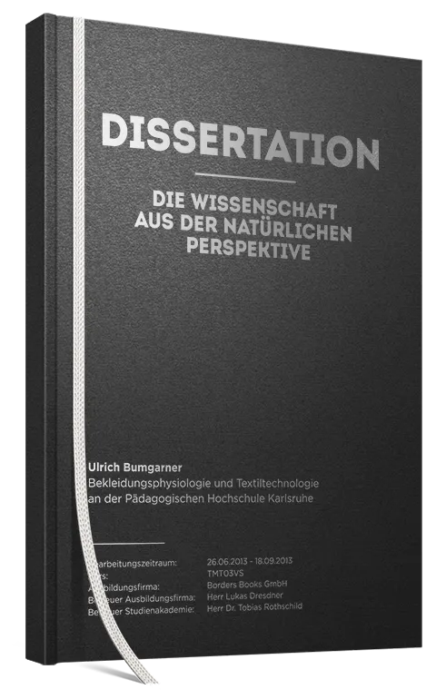 Dissertation drucken und binden