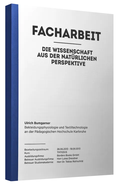 Facharbeit drucken und binden
