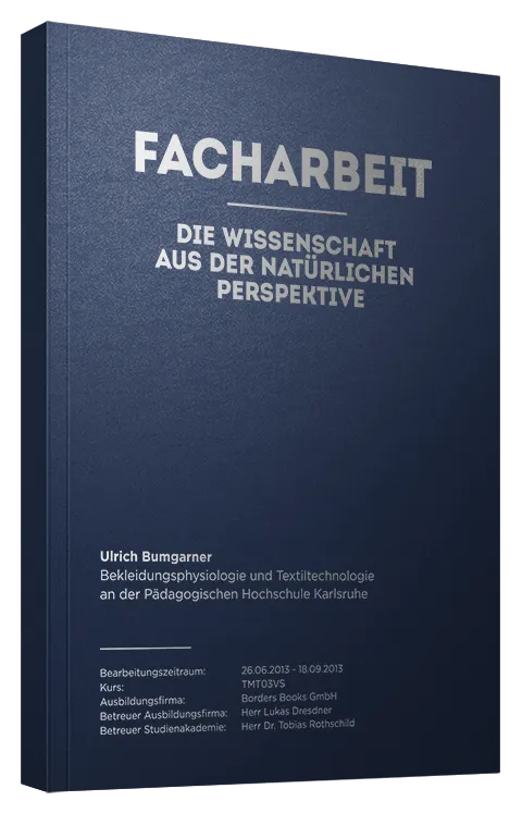 Facharbeit als Softcover Classic