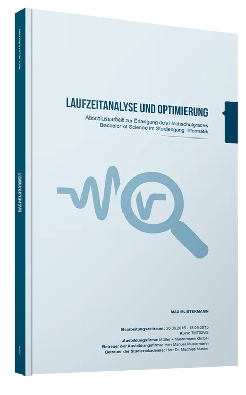 Abschlussarbeit als Hardcover Modern