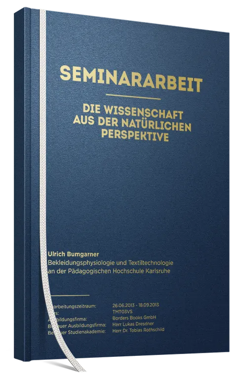 Seminararbeit als Hardcover Classic