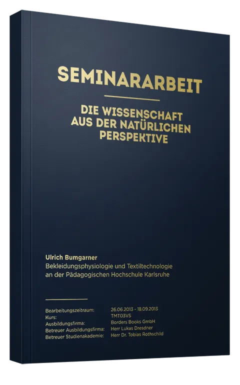 Seminararbeit als Softcover Classic
