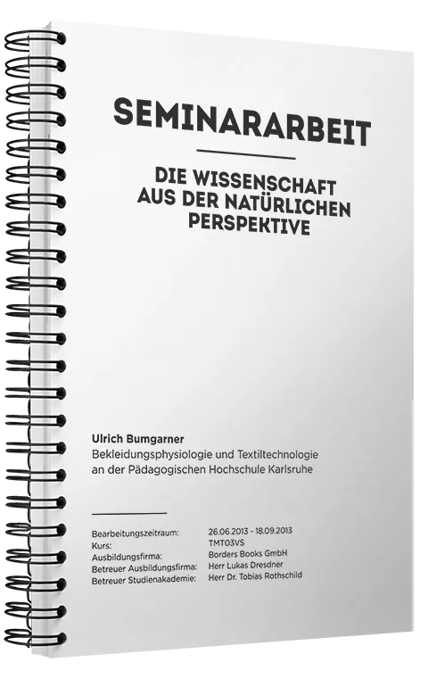 Seminararbeit drucken und binden