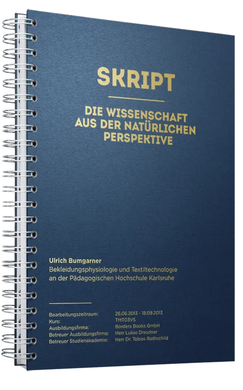 Skripte als Spiralbindung HC Classic