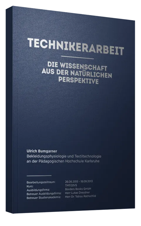 Technikerarbeit als Softcover Classic