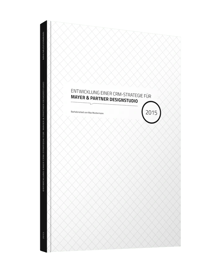 Diplomarbeit: Im Cover-Designer gestaltetes Hardcover