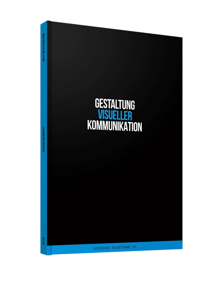 Seminararbeit: Im Cover-Designer gestaltetes Hardcover