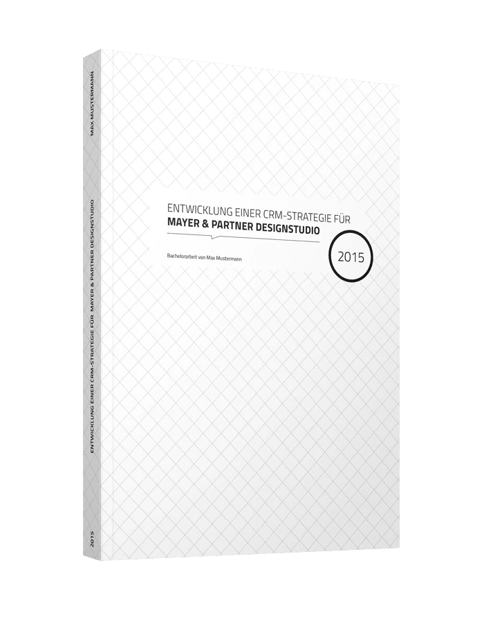 Technikerarbeit als Softcover Modern