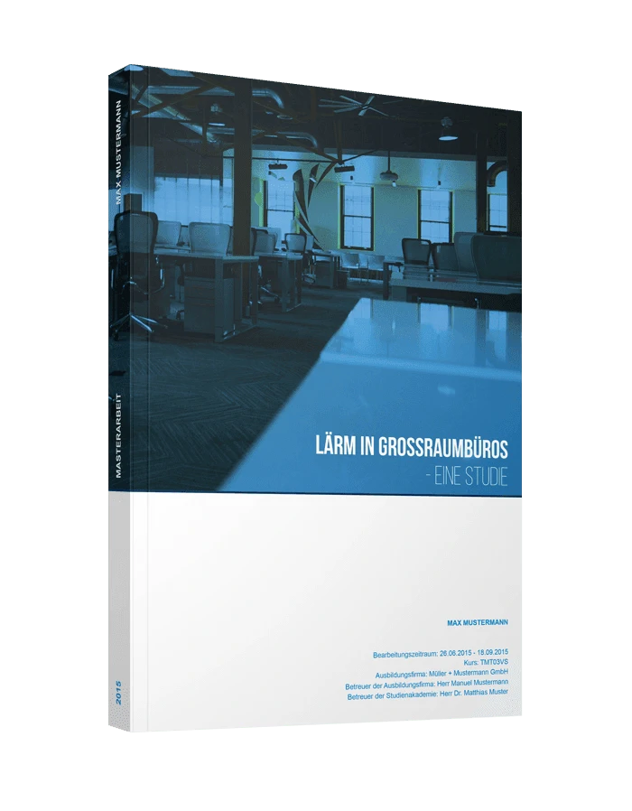 Diplomarbeit als Softcover Modern