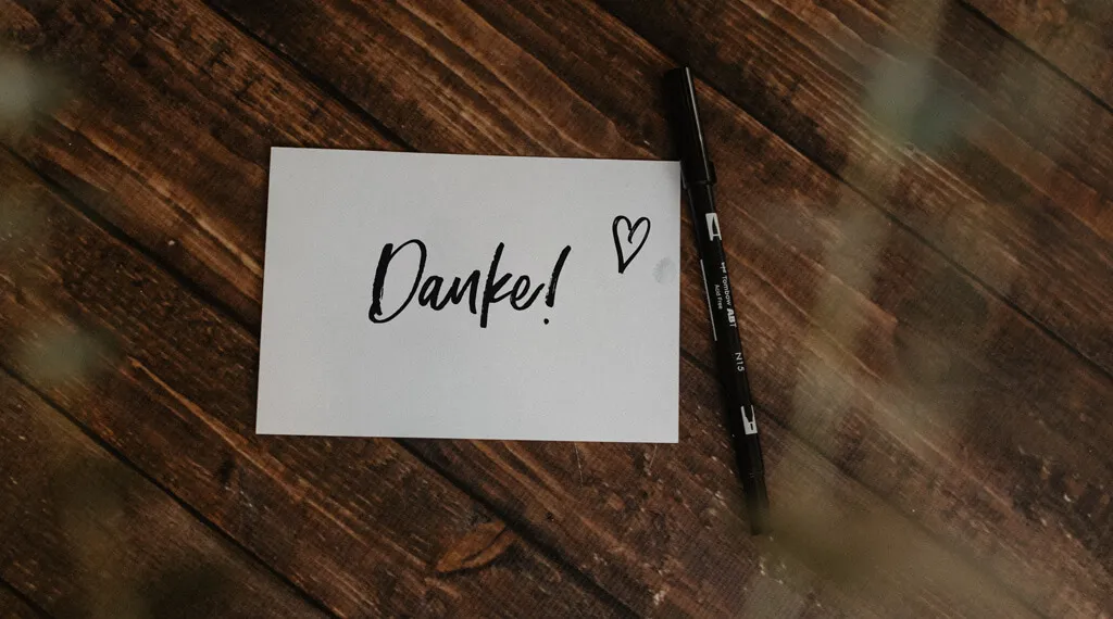 Danksagung in der Bachelorarbeit
