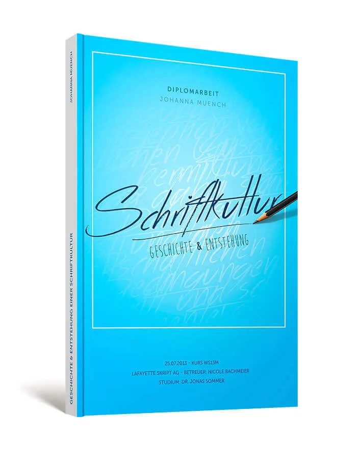 Bachelorarbeit als Hardcover gedruckt und gebunden