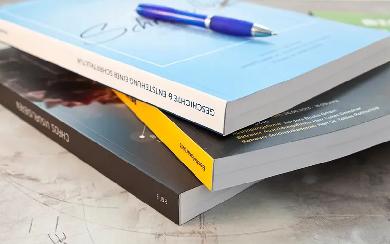 Bachelorarbeit als Softcover drucken und binden