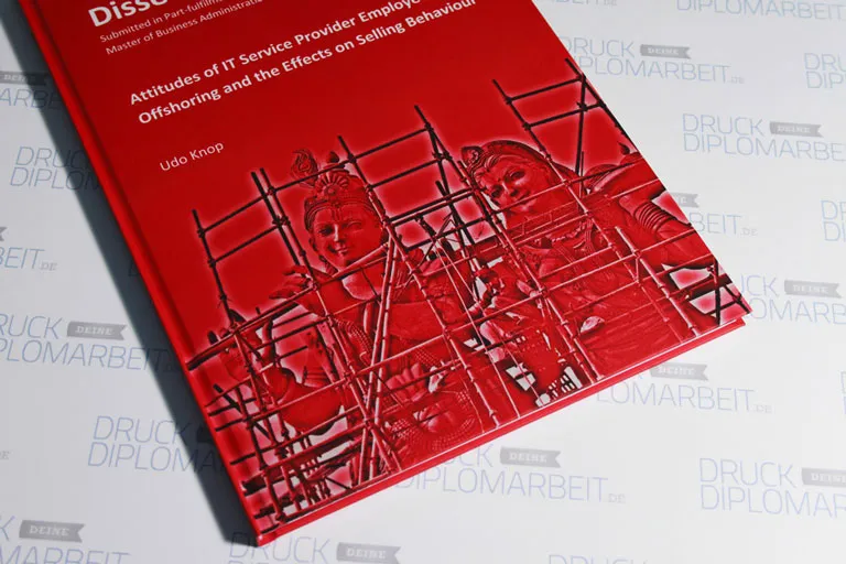 Bachelorarbeit drucken und binden mit Hardcover- oder Softcover-Bindung.