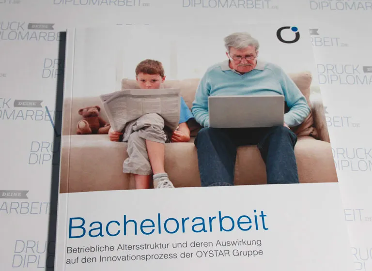 Bachelorarbeit drucken und binden mit Hardcover- oder Softcover-Bindung.