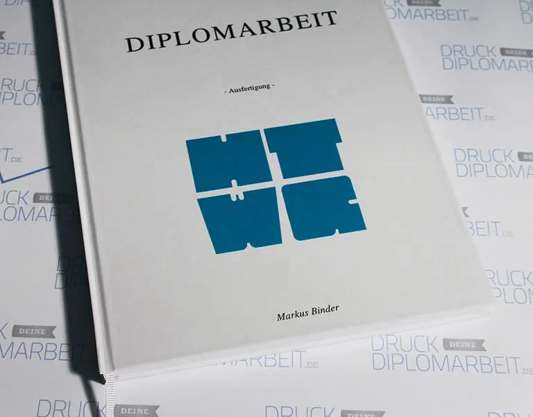 Bachelorarbeit drucken und binden mit Hardcover- oder Softcover-Bindung.