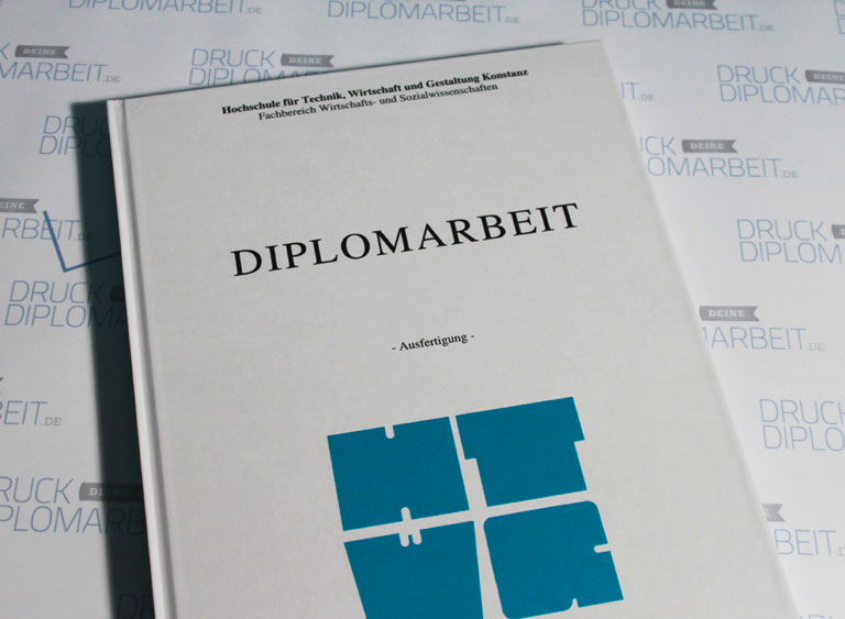 Bachelorarbeit drucken und binden mit Hardcover- oder Softcover-Bindung.