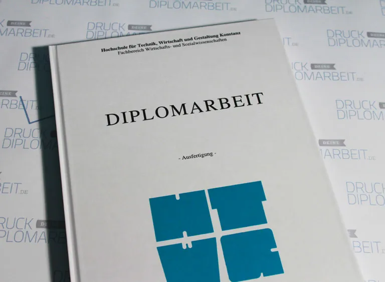 Bachelorarbeit drucken und binden mit Hardcover- oder Softcover-Bindung.