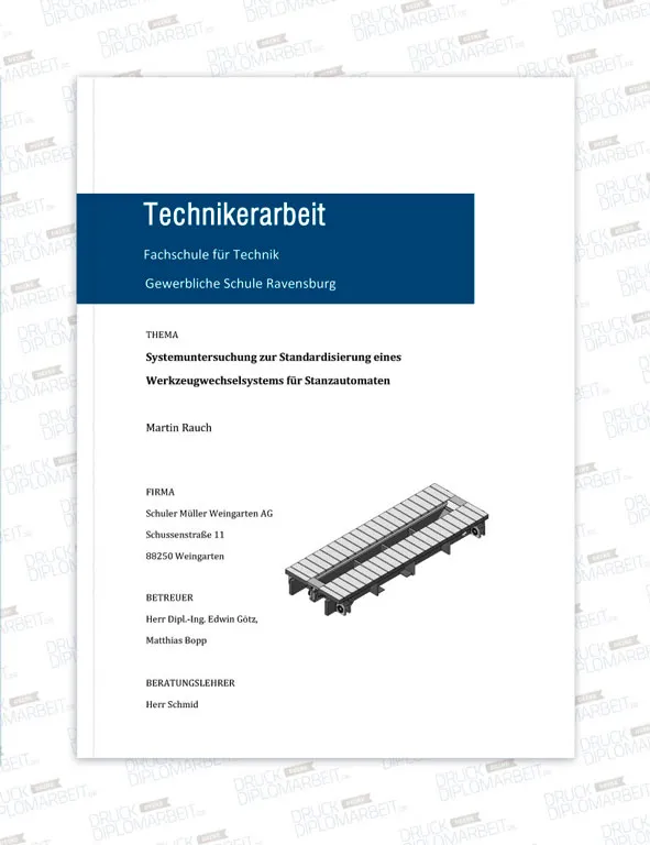 Bachelorarbeit drucken und binden mit Hardcover- oder Softcover-Bindung.