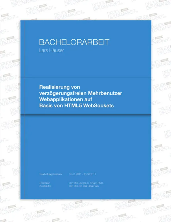 Bachelorarbeit drucken und binden mit Hardcover- oder Softcover-Bindung.