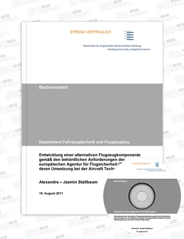 Bachelorarbeit drucken und binden mit Hardcover- oder Softcover-Bindung.