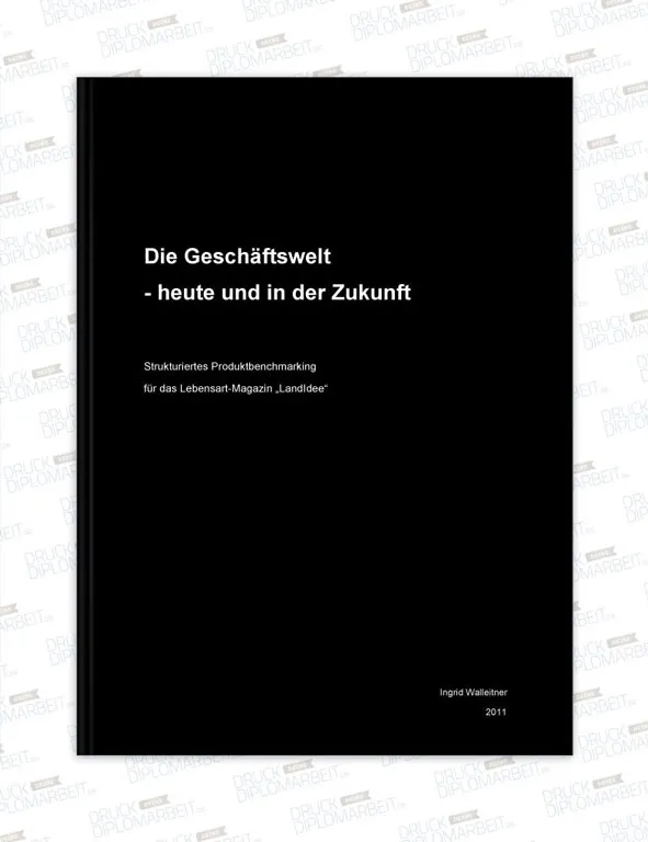 Bachelorarbeit drucken und binden mit Hardcover- oder Softcover-Bindung.
