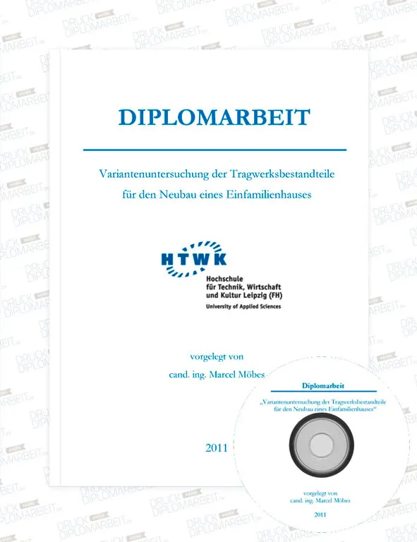 Bachelorarbeit drucken und binden mit Hardcover- oder Softcover-Bindung.