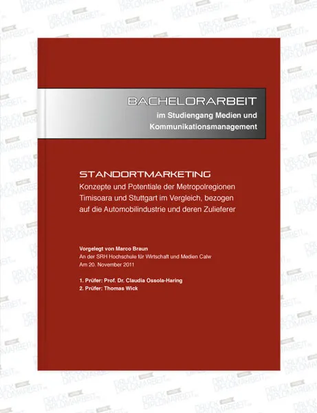 Bachelorarbeit drucken und binden mit Hardcover- oder Softcover-Bindung.