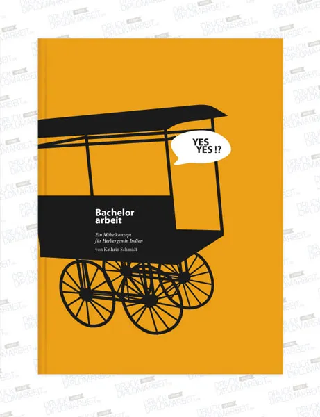 Bachelorarbeit drucken und binden mit Hardcover- oder Softcover-Bindung.