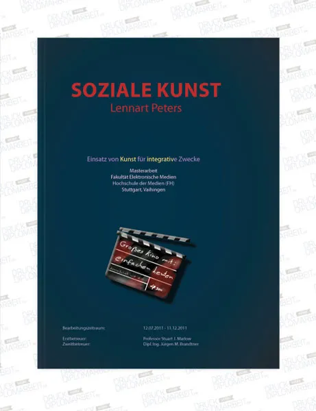 Bachelorarbeit drucken und binden mit Hardcover- oder Softcover-Bindung.