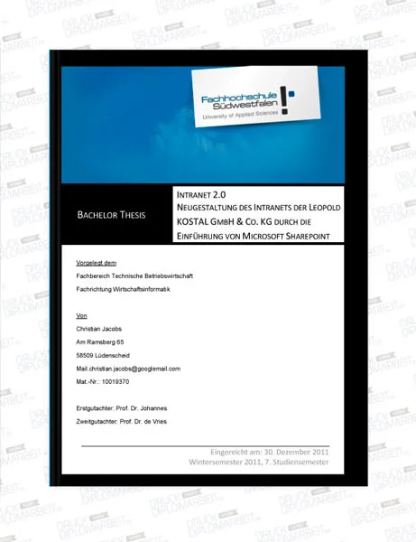 Bachelorarbeit drucken und binden mit Hardcover- oder Softcover-Bindung.