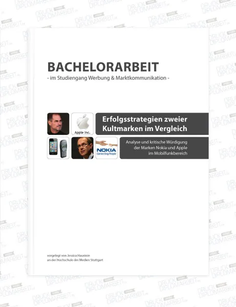Bachelorarbeit drucken und binden mit Hardcover- oder Softcover-Bindung.