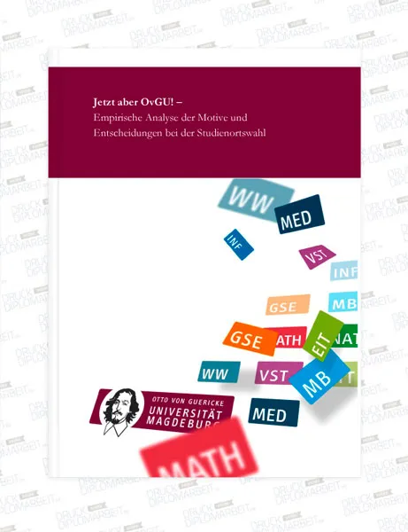 Bachelorarbeit drucken und binden mit Hardcover- oder Softcover-Bindung.