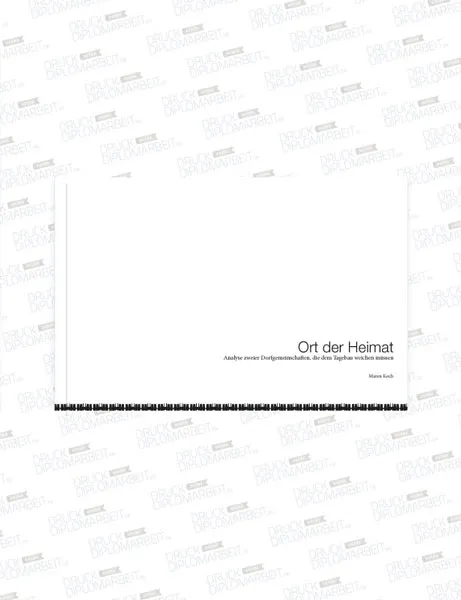 Bachelorarbeit drucken und binden mit Hardcover- oder Softcover-Bindung.