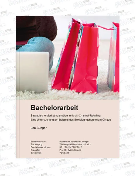 Bachelorarbeit drucken und binden mit Hardcover- oder Softcover-Bindung.