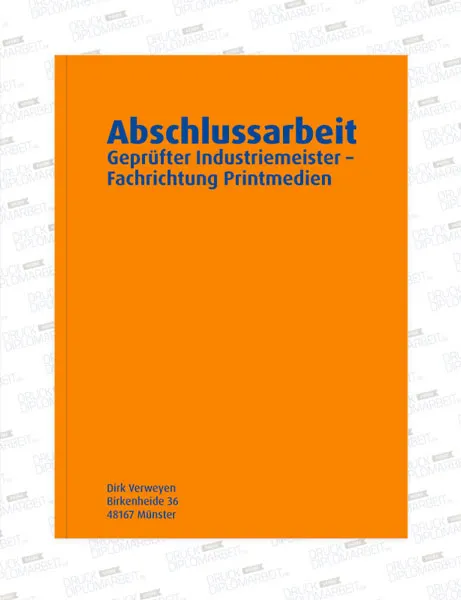Bachelorarbeit drucken und binden mit Hardcover- oder Softcover-Bindung.