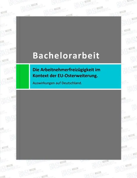 Bachelorarbeit drucken und binden mit Hardcover- oder Softcover-Bindung.