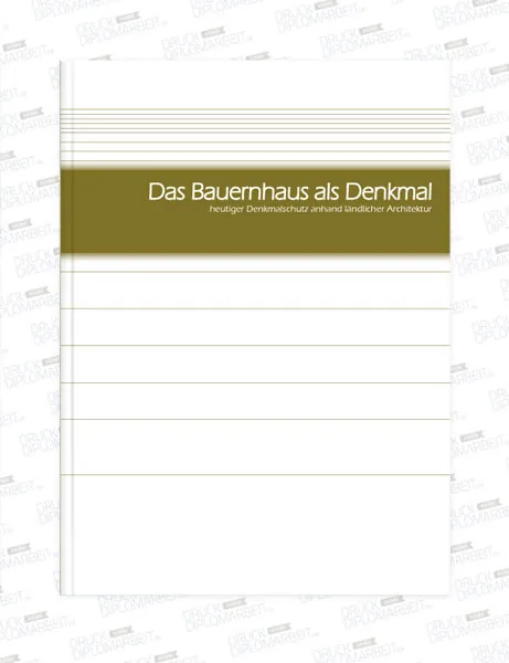 Bachelorarbeit drucken und binden mit Hardcover- oder Softcover-Bindung.