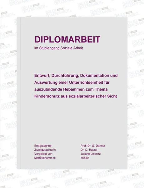 Bachelorarbeit drucken und binden mit Hardcover- oder Softcover-Bindung.