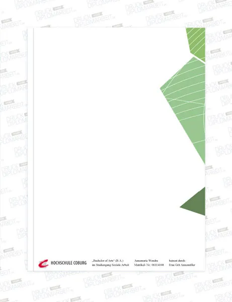 Bachelorarbeit drucken und binden mit Hardcover- oder Softcover-Bindung.