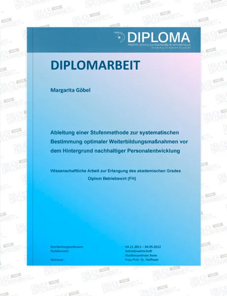 Bachelorarbeit drucken und binden mit Hardcover- oder Softcover-Bindung.