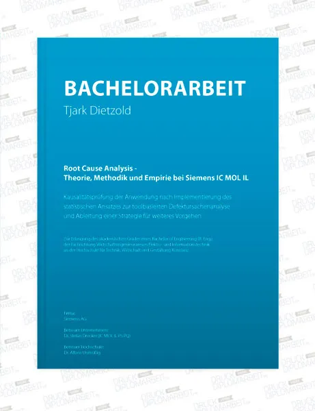 Bachelorarbeit drucken und binden mit Hardcover- oder Softcover-Bindung.