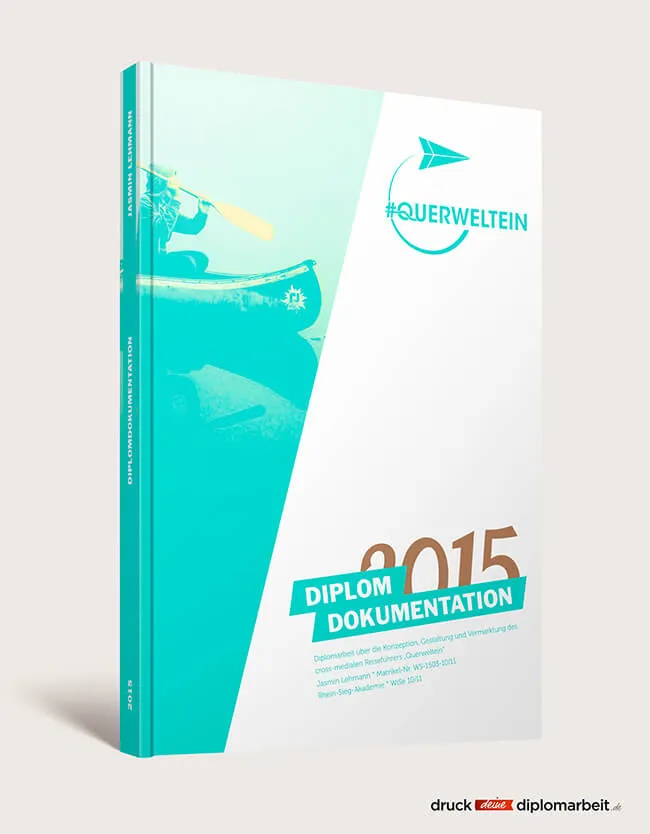 Bachelorarbeit drucken und binden mit Hardcover- oder Softcover-Bindung.