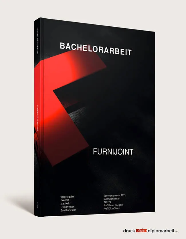 Bachelorarbeit drucken und binden mit Hardcover- oder Softcover-Bindung.